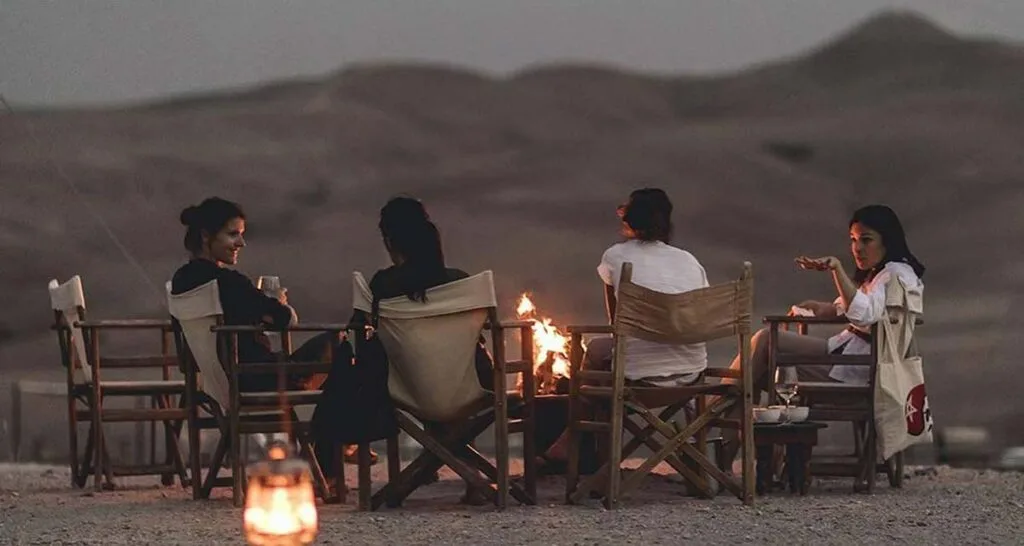 Agafay desert Morocco golden dunes